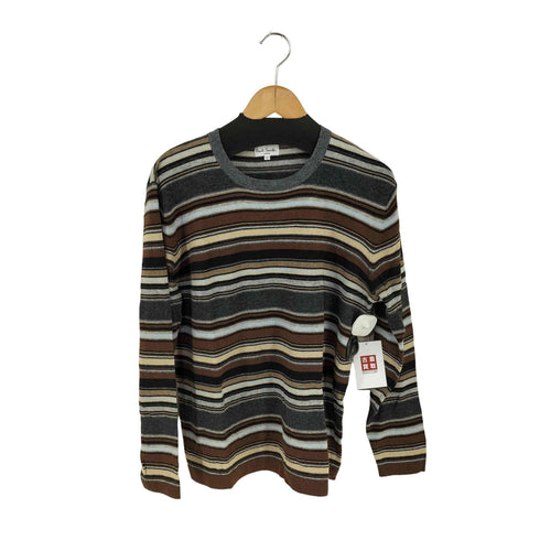 ポールスミスロンドン Paul Smith LONDON レーヨンカシミヤ混 ボーダーニットセーター メンズ JPN:L