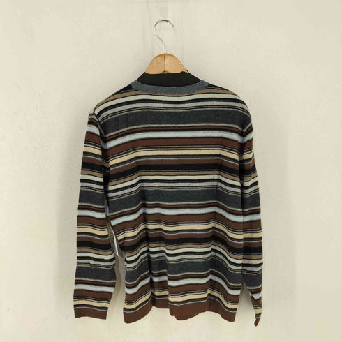 ポールスミスロンドン Paul Smith LONDON レーヨンカシミヤ混 ボーダーニットセーター メンズ JPN:L