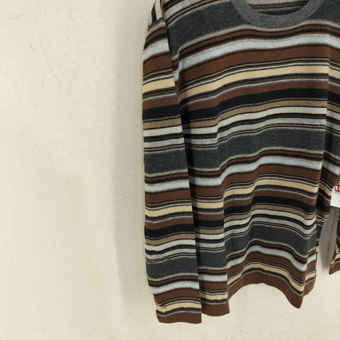 ポールスミスロンドン Paul Smith LONDON レーヨンカシミヤ混 ボーダーニットセーター メンズ JPN:L