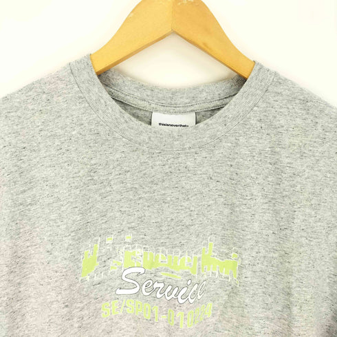 ディスイズネバーザット thisisneverthat TNT Service Tee プリント S/S Tシャツ メンズ import:M