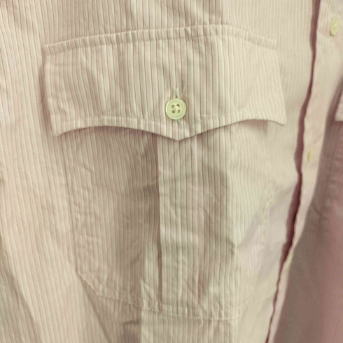 ポータークラシック PORTER CLASSIC ROLL UP STRIPE SHIRT サクラ メンズ L