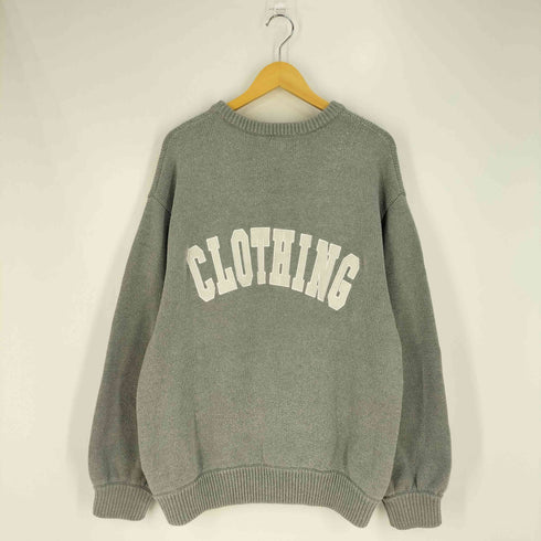 エクストララージ XLARGE COLLEGE LOGO CREWNECK KNIT カレッジロゴ クルーネック ニット メンズ JPN:L