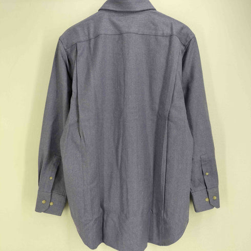 カフェソーホー CAFE SOHO CASHMERE BLEND WOOL カシミヤ混 ウールシャツ メンズ LL