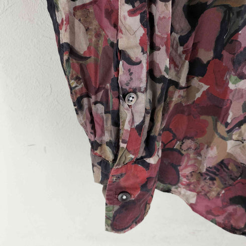 ポールスミスコレクション Paul Smith COLLECTION コットン 花柄 長袖シャツ メンズ