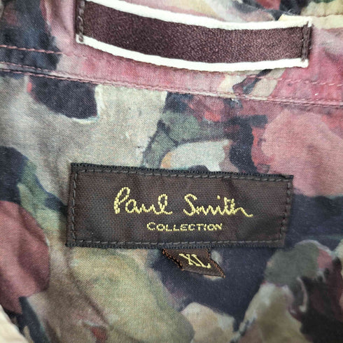 ポールスミスコレクション Paul Smith COLLECTION コットン 花柄 長袖シャツ メンズ