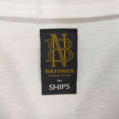 バトナー BATONER 20ss for SHIPS クルーネック半袖Tシャツ カットソー メンズ 2