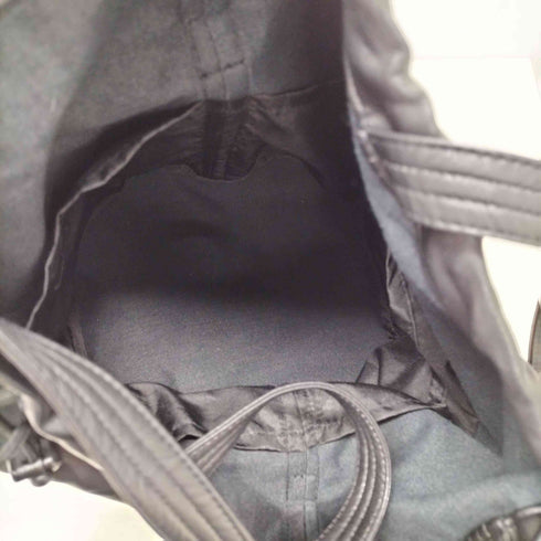 メゾンスペシャル MAISON SPECIAL Vegan Leather Effect Shoulder Drawstring Bag ヴィーガンレザーエフェクト巾着ショルダーバッグ レディース