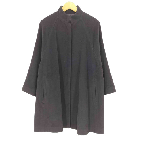 ウールアンゴラスタンドカラーワイドコート WOOL&ANGOLA レディース