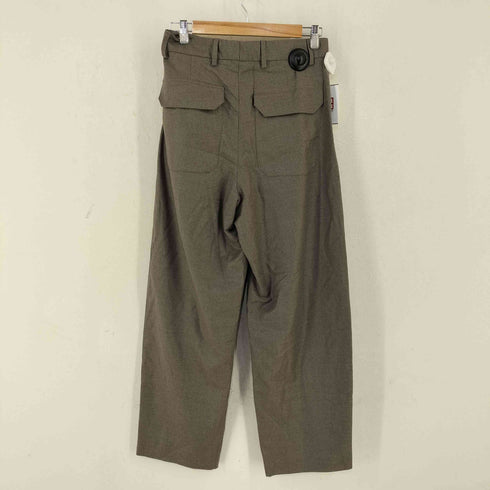 スタジオニコルソン STUDIO NICHOLSON フランネルパンツ タックスラックス メンズ 36