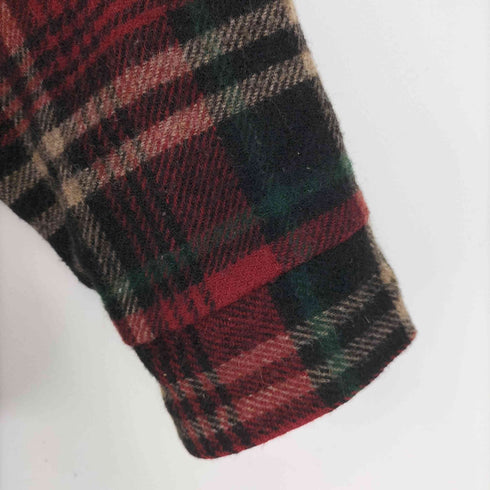 ウールリッチ WOOLRICH 90s USA製 タータンチェック ウールジップジャケット メンズ JPN:L