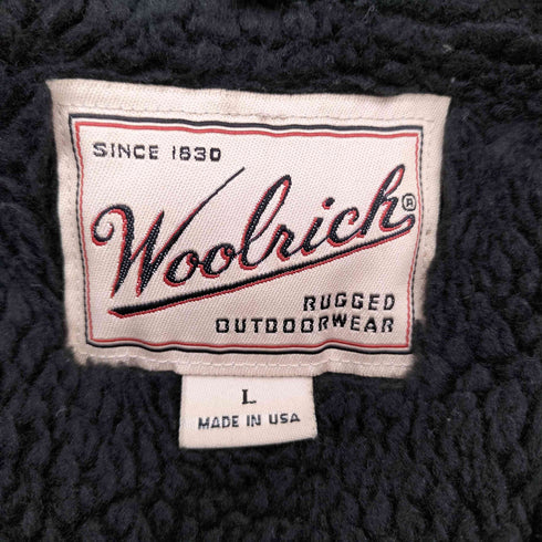 ウールリッチ WOOLRICH 90s USA製 タータンチェック ウールジップジャケット メンズ JPN:L