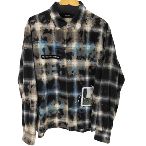 ゲルニカ guernika GRIM REAPER CHECK SHIRT パッチワークオンブレチェックシャツ メンズ import:M