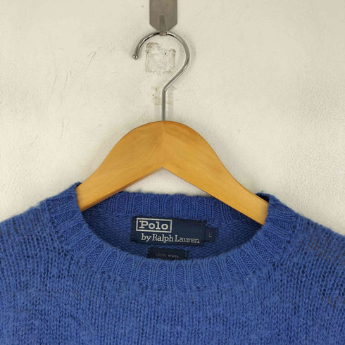 ポロバイラルフローレン Polo by RALPH LAUREN 90s ウールクルーネックニット メンズ JPN:L