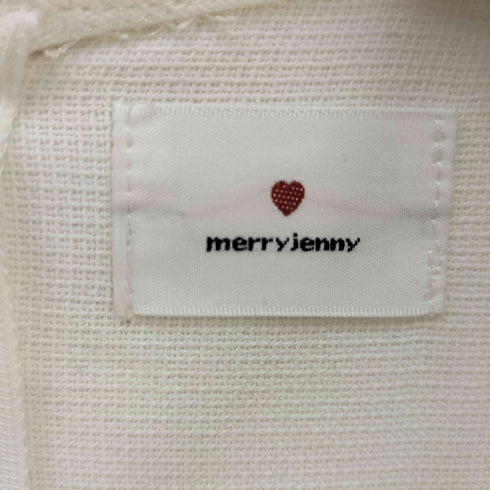 メリージェニー merry jenny 20SS レーヨン混 パフスリーブ ギャザー ポロシャツ ワンピース レディース FREE