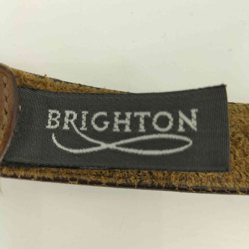 ブライトン Brighton 80-90 USA製 レザーベルトウエスタンベルト Y2K メンズ