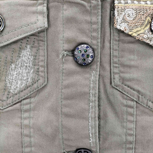 デシグアル Desigual 異素材デニムジャケット レディース JPN:36