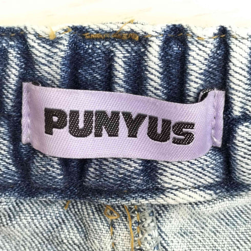 プニュズ PUNYUS 24SS デザインデニムカーゴロングスカート レディース 2