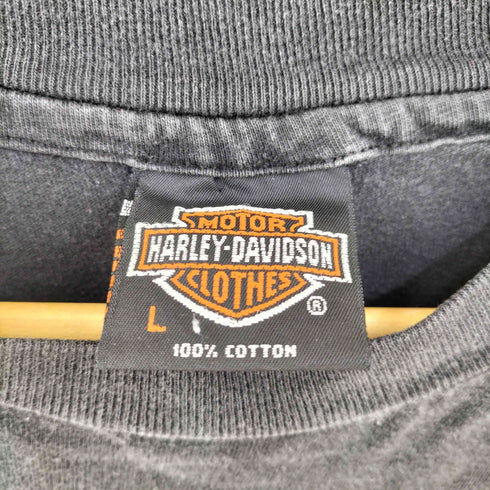 ハーレーダビッドソン HARLEY-DAVIDSON usa製 両面プリント シングルステッチ メンズ JPN:L