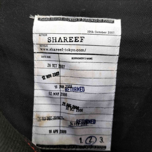シャリーフ SHAREEF COLOR DENIM BLOUSON メンズ JPN:2