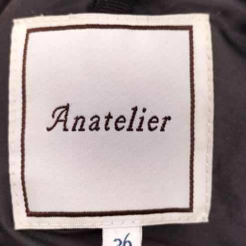 アナトリエ anatelier フォックスファー ダウン コート レディース 36
