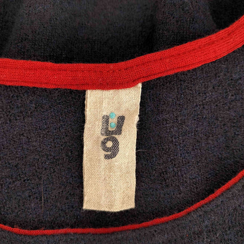 フォーティーファイブ ユーナイン 45rpm U9 ロゴ刺繍 ウールニットワンピース レディース JPN:2