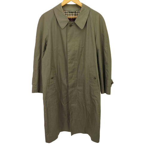 チャップスラルフローレン CHAPS RALPH LAUREN 90S 裏地チェック 比翼 ステンカラーコート メンズ 46