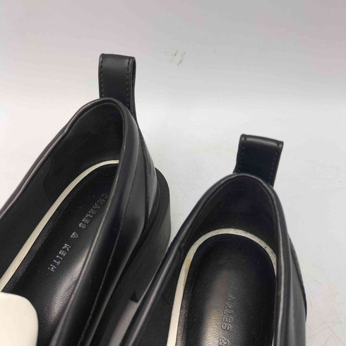 チャールズアンドキース CHARLES&KEITH 22SS Croc-Effect Platform Penny Loafers クロックエフェクト プラットフォームペニーローファー レディース JPN:22.5