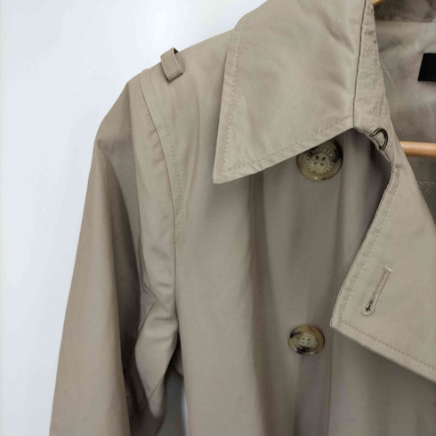 ローレンラルフローレン LAUREN RALPH LAUREN コットンポリ ベルテッド トレンチコート レディース import:M