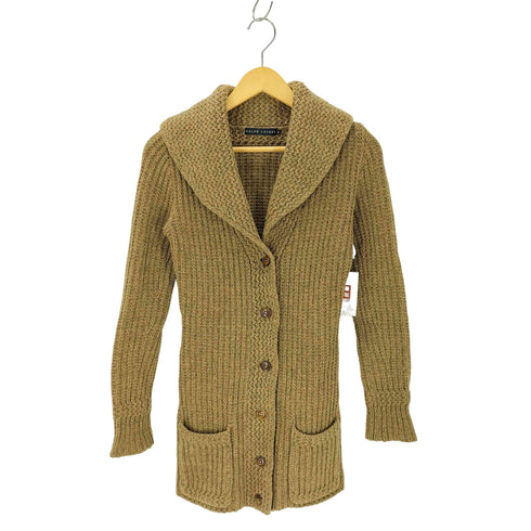 ラルフローレン RALPH LAUREN ウールニット ショールカラーカーディガン レディース import:M