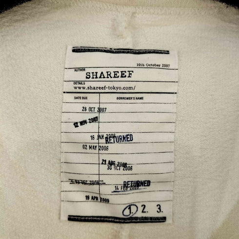 シャリーフ SHAREEF SCABROUS TEX DOLMAN S/S T メンズ JPN:1