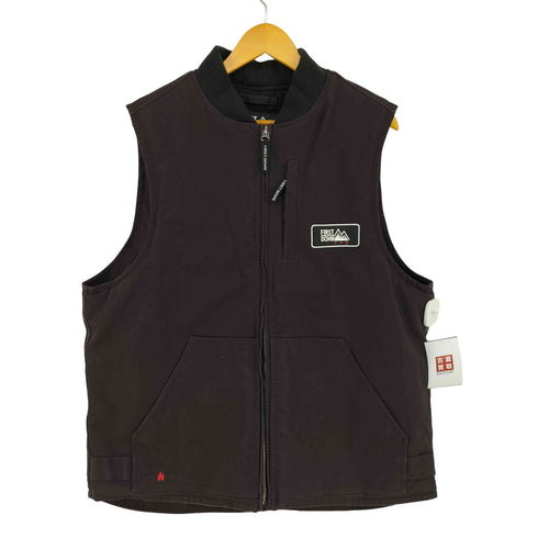 ファーストダウン FIRST DOWN FIRE PROOF ダックベスト メンズ import:L
