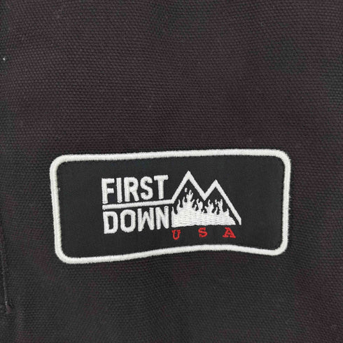 ファーストダウン FIRST DOWN FIRE PROOF ダックベスト メンズ import:L