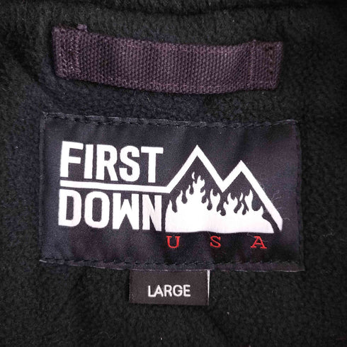 ファーストダウン FIRST DOWN FIRE PROOF ダックベスト メンズ import:L