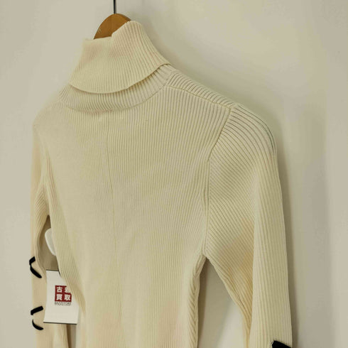 ダーリッチ Darich 23AW バイカラー リボン デザイン ニット ミニ ワンピース レディース FREE
