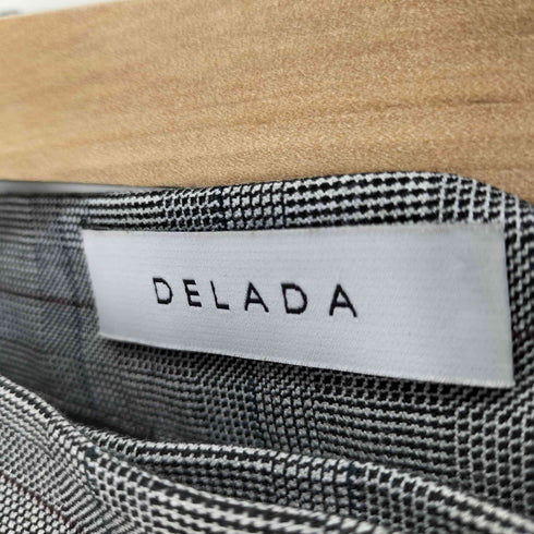 デラダ DELADA 変形チェックスカート レディース