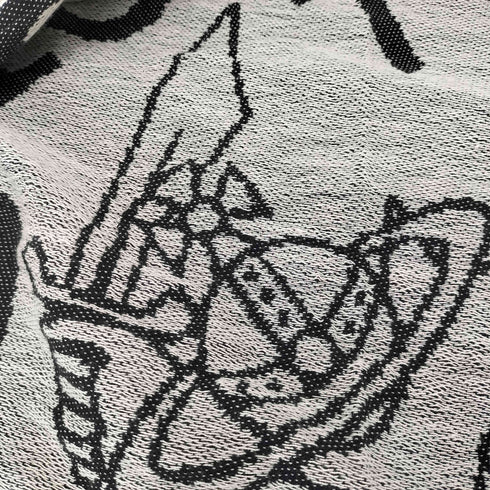 ヴィヴィアンウエストウッド Vivienne Westwood 総柄 ANGLOMANIA コットン 大判ストール アフガンストール レディース