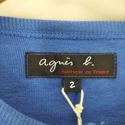 アニエスベー agnes b. ロゴ ボタン コットン ニット カーディガン レディース 2