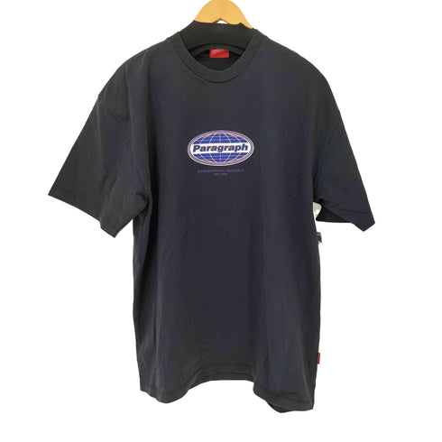 パラグラフ PARAGRAPH フレイムバックロゴ 半袖Tシャツ メンズ