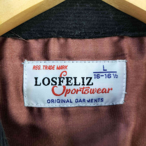 losfeliz コーデュロイ オープンカラーシャツ メンズ import:L