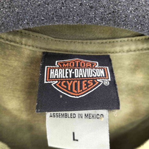 ハーレーダビッドソン HARLEY-DAVIDSON タイダイ クルーネックTシャツ メンズ import:L