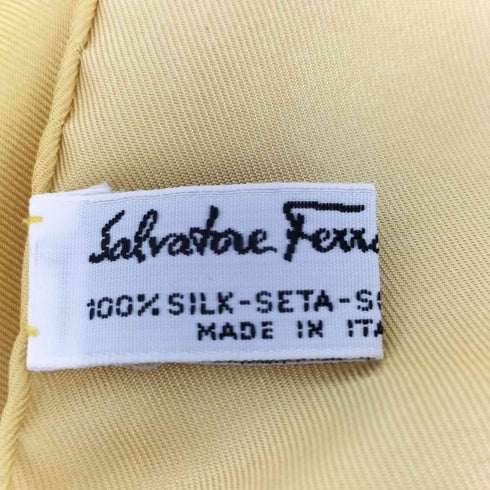 サルヴァトーレフェラガモ Salvatore Ferragamo 鳥柄 花柄 シルク スカーフ レディース