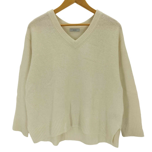 コヒナ COHINA ウールカシミヤVネックニット レディース FREE