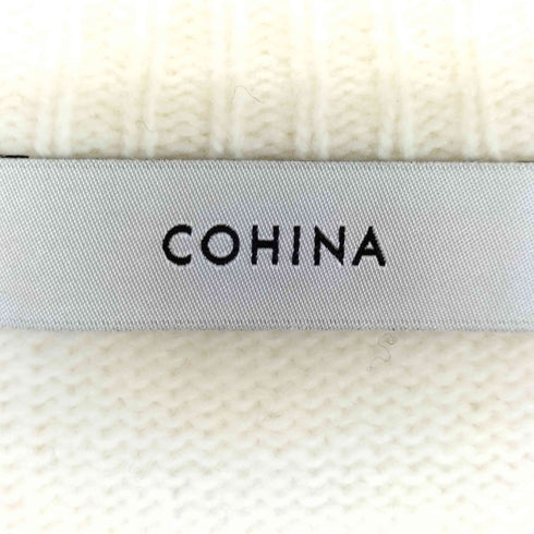 コヒナ COHINA ウールカシミヤVネックニット レディース FREE