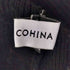 コヒナ COHINA スリットゴールドボタンリブニット レディース FREE