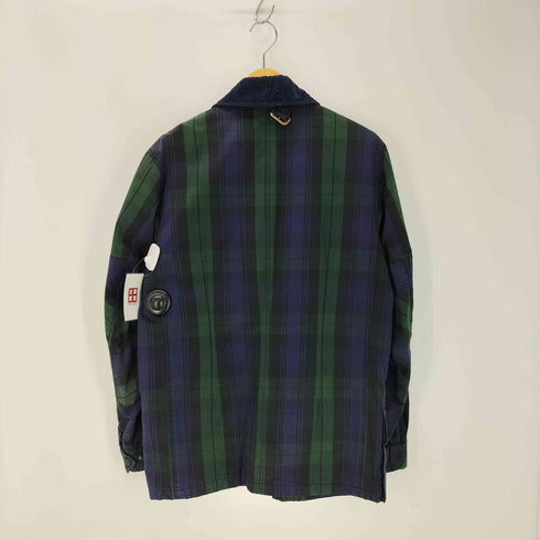 ポールスミス Paul Smith PSJC 337K 裏地チェック チェック柄 襟コーデュロイ ハンティングジャケット メンズ JPN:M