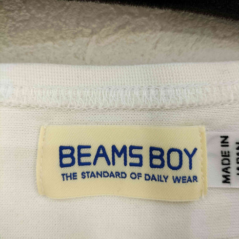 ビームスボーイ BEAMS BOY ナバルボーダー ビッグ ボートネック カットソー レディース