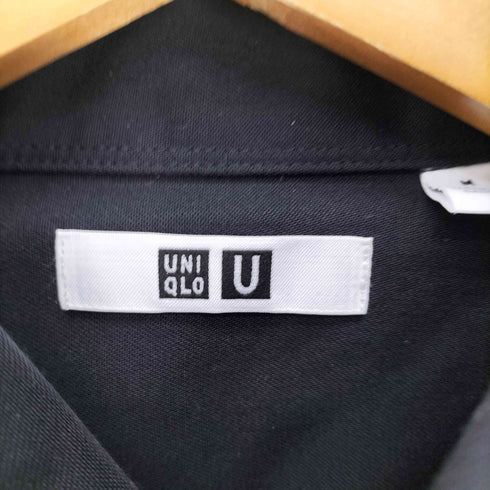 ユニクロユー UNIQLO U 24AW ドレープ シャツ メンズ JPN:M