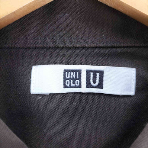 ユニクロユー UNIQLO U 24AW ドレープ シャツ メンズ JPN:M