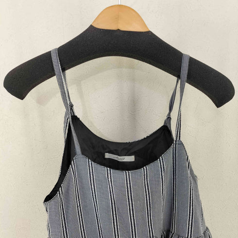 アリーバイダブルクローゼット Alley w closet フリルティアードキャミワンピース レディース