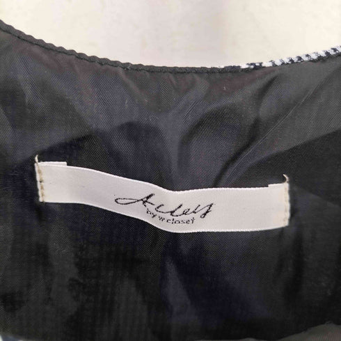 アリーバイダブルクローゼット Alley w closet フリルティアードキャミワンピース レディース